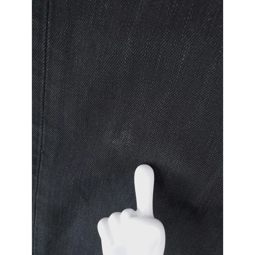 Levis 501 Jeans Mens 34x34 Black Original Straight Button Fly Red Tab Work Pants